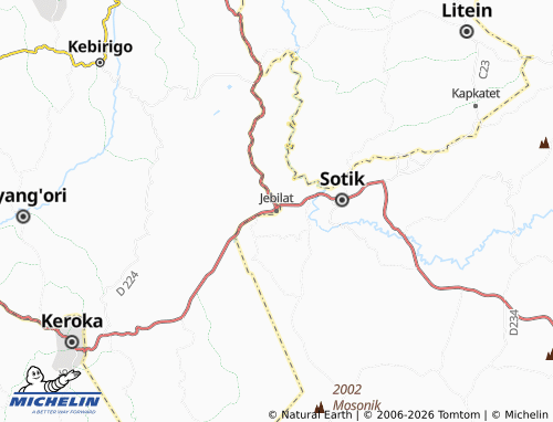 Mappa MICHELIN Jebilat - ViaMichelin