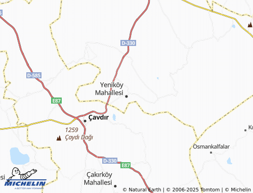 MICHELIN Yeniköy Mahallesi map - ViaMichelin