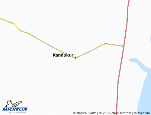 MICHELIN Kandukur map - ViaMichelin