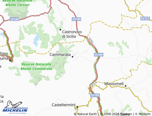 MICHELIN San Giovanni Gemini map - ViaMichelin