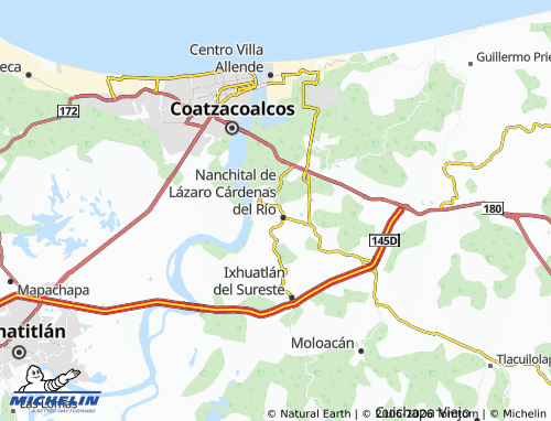 MICHELIN Manuel Ramírez map - ViaMichelin
