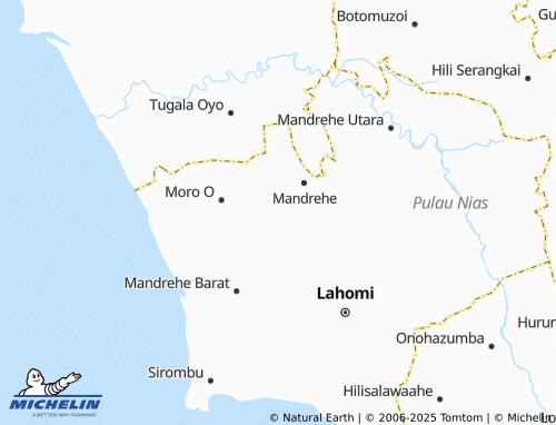 MICHELIN Gunung Baru map - ViaMichelin