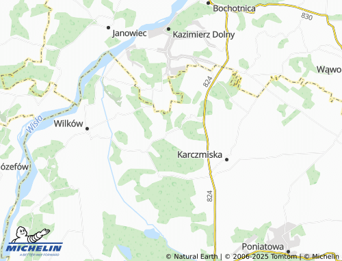MICHELIN-Landkarte Rogów - ViaMichelin