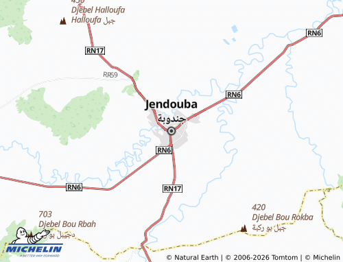 Mapa MICHELIN Jandoubah - ViaMichelin