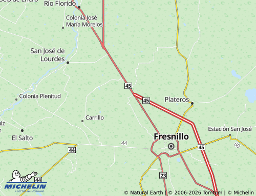 MICHELIN Los Ángeles map - ViaMichelin