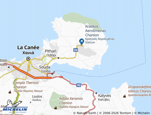 Carte MICHELIN Anemomyloi - ViaMichelin