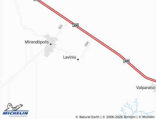 Mapa MICHELIN Lavínia - ViaMichelin