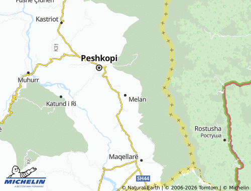 Kaart MICHELIN Melan - ViaMichelin