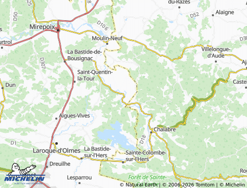 MICHELIN Camon map - ViaMichelin