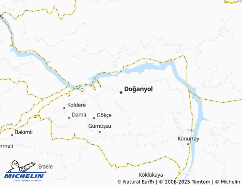 MICHELIN-Landkarte Doğanyol - ViaMichelin