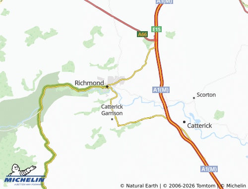 Carte MICHELIN Easby - ViaMichelin