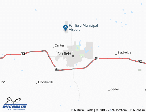 Carte MICHELIN Fairfield - ViaMichelin