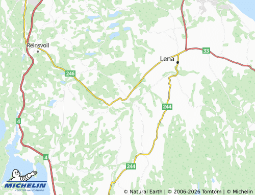 MICHELIN Kolbu map - ViaMichelin