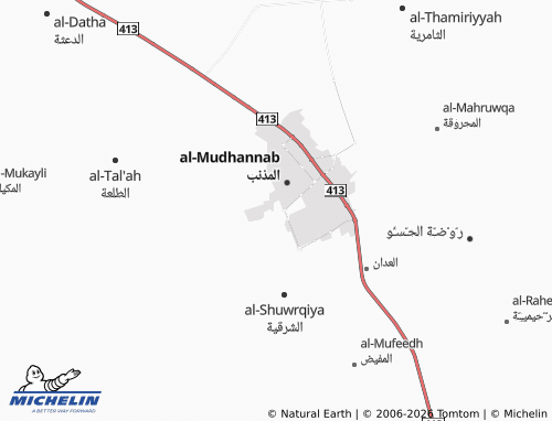 MICHELIN-Landkarte al-Qa' - ViaMichelin