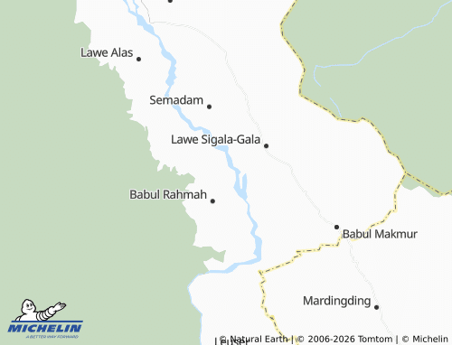 Carte MICHELIN Uning Sigugur - ViaMichelin