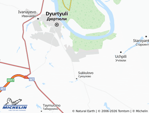 MICHELIN-Landkarte Duslyk SNT - ViaMichelin