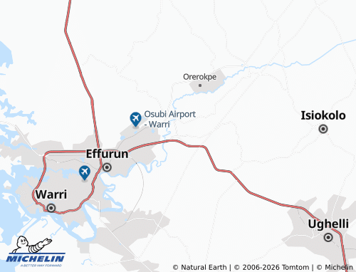 Mappa MICHELIN Orho-Agbarho - ViaMichelin