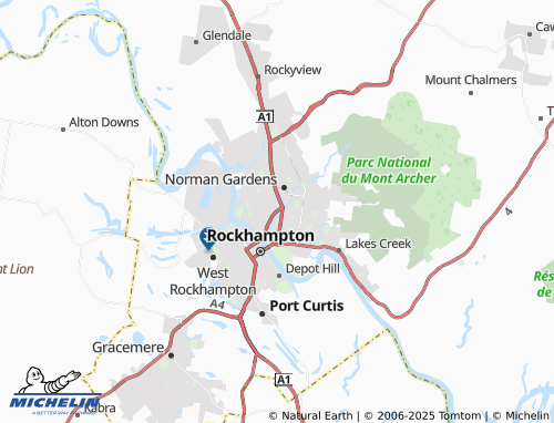 MICHELIN Park Avenue map - ViaMichelin