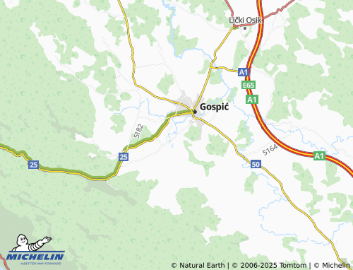 MICHELIN Žabica map - ViaMichelin