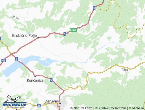 MICHELIN Ivanovo Selo map - ViaMichelin