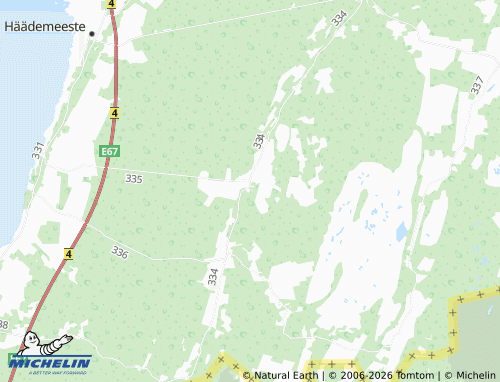 MICHELIN Urissaare map - ViaMichelin
