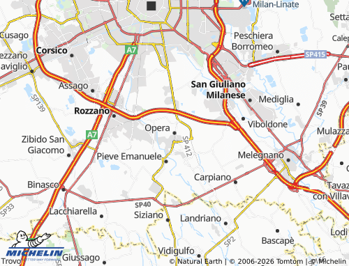 MICHELIN Opera map - ViaMichelin