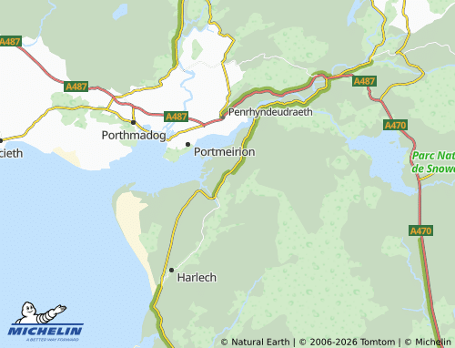 Mappa MICHELIN Talsarnau - ViaMichelin