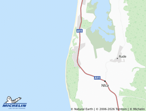 Kaart MICHELIN Bernāti - ViaMichelin
