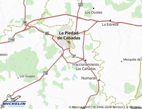 MICHELIN Delta map - ViaMichelin