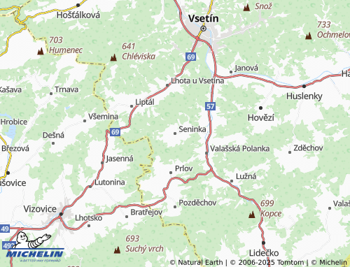 Carte MICHELIN Seninka - ViaMichelin