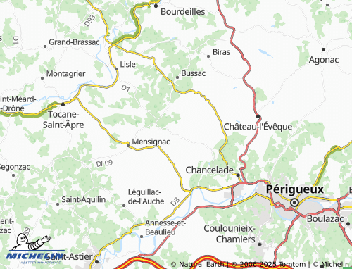 MICHELIN Pelleport map - ViaMichelin