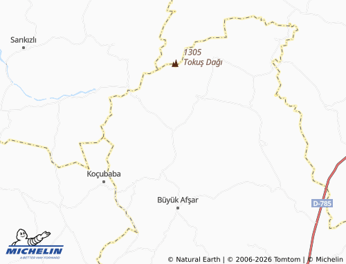 MICHELIN Meşeyayla map - ViaMichelin