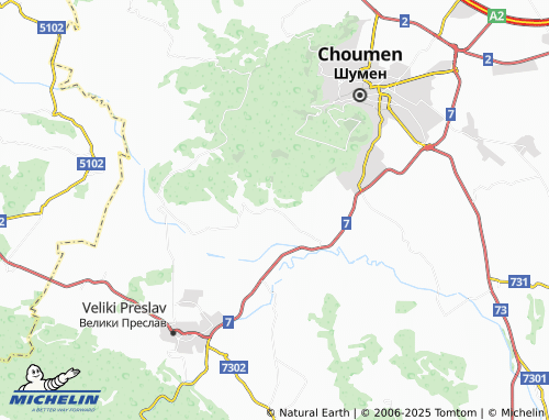 MICHELIN Troitsa map - ViaMichelin