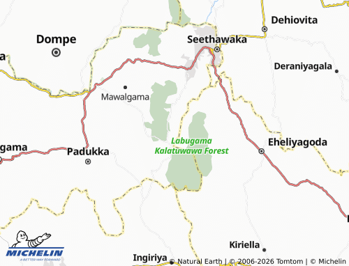 Mappa MICHELIN Pagngnagula - ViaMichelin