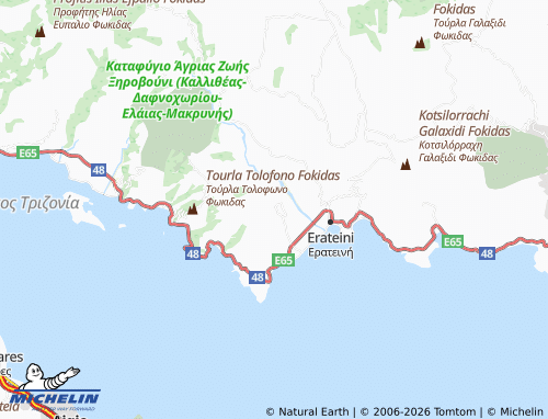 MICHELIN Tolofona map - ViaMichelin