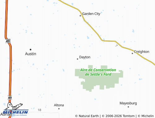 Mapa MICHELIN Dayton - ViaMichelin
