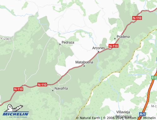 MICHELIN Cañicosa map - ViaMichelin