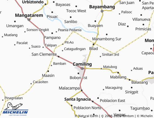 MICHELIN Palimbo-Caarosip map - ViaMichelin