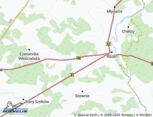 Carte MICHELIN Załuzie - ViaMichelin