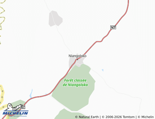 Mapa MICHELIN Niangoloko - ViaMichelin