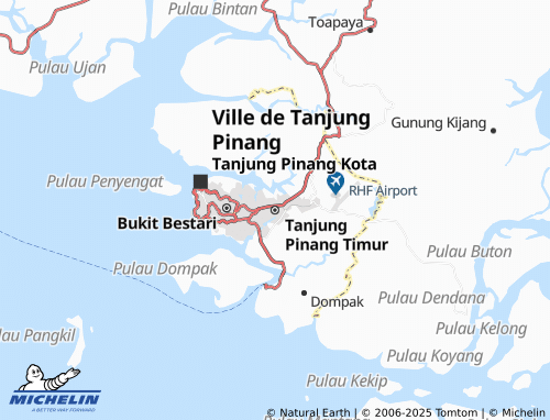 MICHELIN Tanjung Pinang Timur map - ViaMichelin