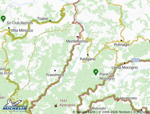 MICHELIN Lago map - ViaMichelin
