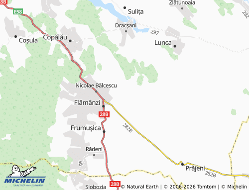 Mappa MICHELIN Chițoveni - ViaMichelin