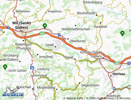 MICHELIN-Landkarte Watt - ViaMichelin