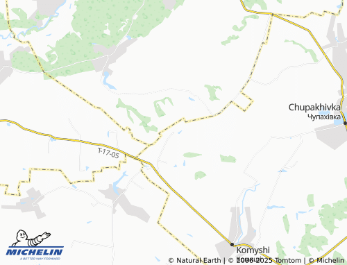 MICHELIN Mykolaivka map - ViaMichelin