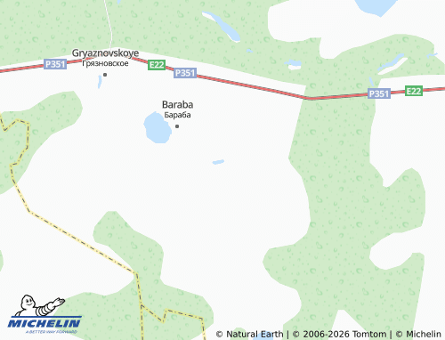 MICHELIN-Landkarte Kuliki - ViaMichelin