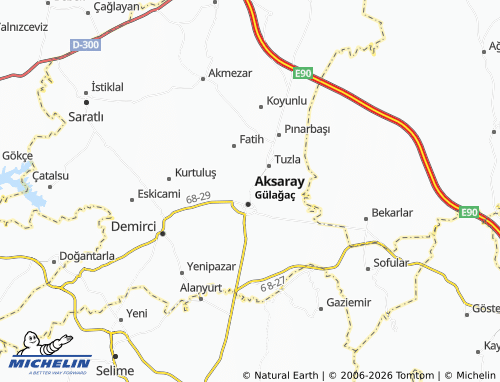 MICHELIN Atatürk map - ViaMichelin