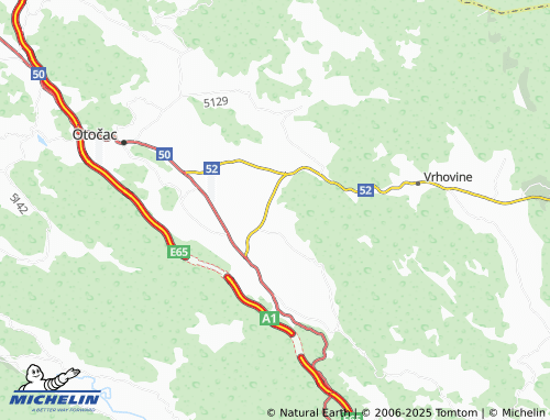 MICHELIN-Landkarte Rajkovići - ViaMichelin