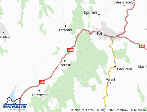 Mappa MICHELIN Crețeștii de Sus - ViaMichelin