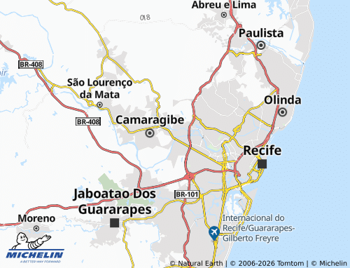 Mapa MICHELIN Caxang - ViaMichelin